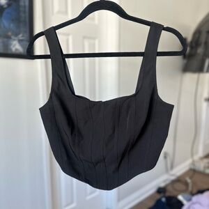 Black Crop Top Sincerely Jules